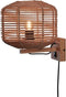GOOD&MOJO Wandlamp Tanami - Rotan - Ø25cm - Binnen Modern