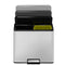 EKO - Essential 2 Recycler pedaalemmer 15+15 ltr, EKO - Stainless steel Polypropylene - mat RVS