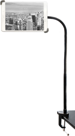 Mobiparts 44918 - 360 graden draaiende metalen houder voor tablet - Zwart