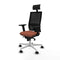Bureaustoel met hoofdsteun Piqueras y Crespo 2D026N1 Bruin