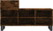 vidaXL - Schoenenkast - 102x36x60 - cm - bewerkt - hout - gerookt - eikenkleurig