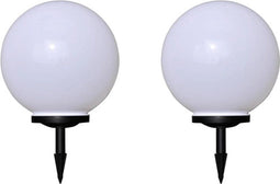 vidaXL Tuinpadlampen 2 st met grondpin LED 40 cm