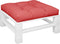 vidaXL - Palletkussen - 80x80x12 - cm - stof - rood