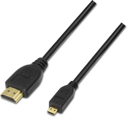 AISENS A119-0116 HDMI kabel 0,8 m HDMI Type A (Standaard) HDMI Type D (Micro) Zwart