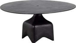 WOOOD Foss Salontafel - Aluminium - Antique Zwart/Bruin - 40x75x75