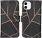 iMoshion Hoesje Geschikt voor iPhone 12 Mini Hoesje Met Pasjeshouder - iMoshion Design Softcase Bookcase - Goud / Zwart / Black Graphic