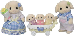 Sylvanian Families 5735 Familie Bloemen Hangoor Konijn- 5 fluweelzachte speelfiguren