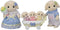 Sylvanian Families 5735 Familie Bloemen Hangoor Konijn- 5 fluweelzachte speelfiguren