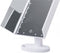 Spiegel met LED verlichting - make-up spiegel - wit - 2x vergroting - 3x vergroting