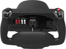 Honeycomb Alpha Flight Controls - Yoke & Switch Panel - 180° rotatie - Rood Zwart