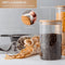 Five Stars® Voorraadpotten - Glas - 4 Delige Set - 1200 ML - Herschrijfbare Stickers & Pen (4 stuks)