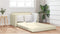 vidaXL - Vloersofa - Bed - 2-in-1 - Crème - 124x71x78 - cm - Kunstleer