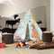 Wereldkaart Tipi Tent Multikleur Wigwam Speeltent / 100% katoen / 120 x 120 x 160 / 2 jaar garantie
