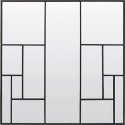 Light & Living - Spiegel REFAR - 120x3x120cm - Zwart