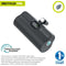Muvit for Change DP53D-R-PD - Powerbank - 5000 mAh - Zwart