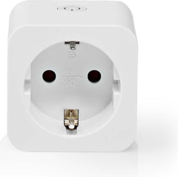 Nedis SmartLife Slimme Stekker - Zigbee 3.0 - IP21 - Energiemeter - 3680 W - Hybrid (CEE 7/7) - 0 - 55 °C - Android / IOS - Wit - 1 Stuks