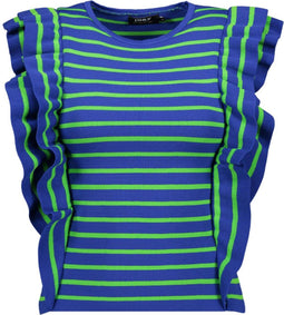 ONLY ONLSANDY SL LONG RUFFLE O-NECK KNT - Dames Trui - Mouwloos - Maat L