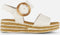 Gabor 550.2 - Sandalen - Leer - Sleehak - Wit - Maat 38
