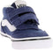 Vans Brooklyn Mid V - Hoge sneakers - Suède met canvas - Blauw - Wit