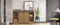 SoBuy FSB60-BR - Onderkast - Bruine Buffetkast met Schuifdeur en Wielen - 120 x 40 x 70 cm