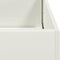 vidaXL - Plantenbak - 40x80x40 - cm - koudgewalst - staal - wit