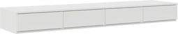 vidaXL - Witte - Lade - Onder - Bed - - - 135x36.5x16.5 - cm - van - Kunststof - Hout