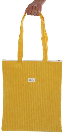 Winkeltas Versa Corduroy Geel 40 x 33 cm