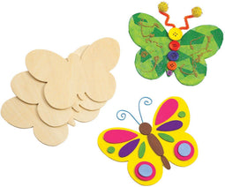 Colorations Versier je Eigen Houten Vlinders, Set van 12