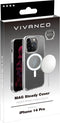 Vivanco Mag Steady - Backcover iPhone 14 Pro - Stootbestendig - Transparant
