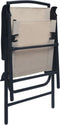 vidaXL - Tuinstoelen - inklapbaar - 2 - st - textileen - crème