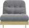 vidaXL Futon slaapbank met matras 90x206x11 cm geïmpregneerd hout-VXL-846765