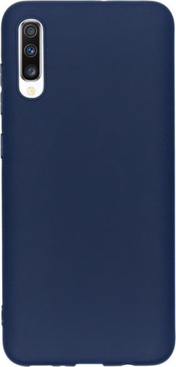iMoshion Hoesje Geschikt voor Samsung Galaxy A70 Hoesje Siliconen - iMoshion Color Backcover - Donkerblauw
