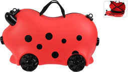 Relaxwonen Kinderkoffer - Hardcase - Op wieltjes - Rood