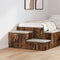 vidaXL - Opbergkast - in - Gerookt - Eiken - - - 103x41x40 - cm - - - Gemaakt - van - Samengestelde - Hout