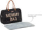 Childhome - Mommy Bag ® - Verzorgingstas - Zwart - Goud - Multifunctioneel - Grote Capaciteit - Inclusief Accessoires