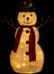vidaXL - Decoratieve - sneeuwpop - LED - 60 - cm - luxe - stof