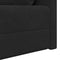 vidaXL - Vloersofa - Bed - 2-in-1 - Zwart - 213x144x60 - cm - Velours