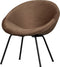 WOOOD Moly Fauteuil - Velvet - Toffee - 74x75x76