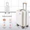 Nohrd Handbagage Koffer 35 L - Trolley Lichtgewicht - Dubbele TSA Slot - Ivoor