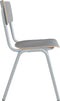 Zuiver Back To School Eetkamerstoel - Grijs - Set van 4