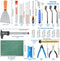 42-delige 3D-printergereedschapsset - opbergtas - voor het verwijderen, reinigen en afwerken van 3D-printmodellen