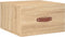 vidaXL - Nachtkastjes - 2 - st - wandgemonteerd - 35x35x20 - cm - sonoma - eikenkleur