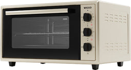 Wiggo WMO-E456(C) - Vrijstaande Mini Oven - 2000 W - 45 liter - Creme