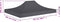 vidaXL - Partytentdak 270 g/m² - 4,5x3 m - Antraciet