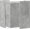 vidaXL - Kattenbakkast - 42x42x51 - cm - bewerkt - hout - betongrijs