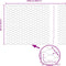 vidaXL - Hexagonafscheiding - Grijs - 0,6x25 - m - Staal
