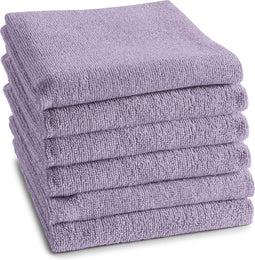 DDDDD - Keukendoek - 50x55 cm - Pastel Lila - Set van 6 stuks