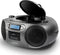 Aiwa BBTC-550 - Boombox met Bluetooth en cassettespeler - Metaalgrijs