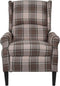 vidaXL Fauteuil stof beige