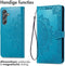 imoshion Hoesje Geschikt voor Samsung Galaxy A15 (5G) / A15 (4G) Hoesje Met Pasjeshouder - imoshion Mandala Bookcase - Turquoise